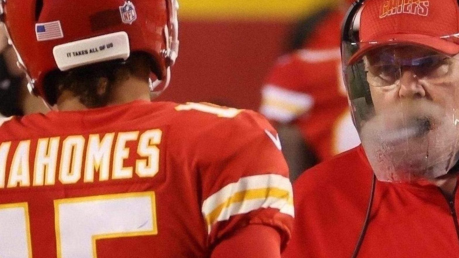 When it's grim be the grim reaper andy reid mahomes Kansas city