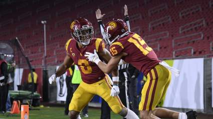 Amon-Ra St. Brown Wonders How Top USC Wideout Would Look With Lions