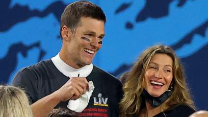 Tom Brady & Wife Gisele Have Revealing Moment: ‘You Can’t Say That’