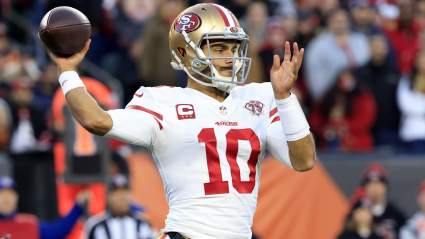 49ers’ Jimmy Garoppolo Throws Through Thumb Pain [WATCH]