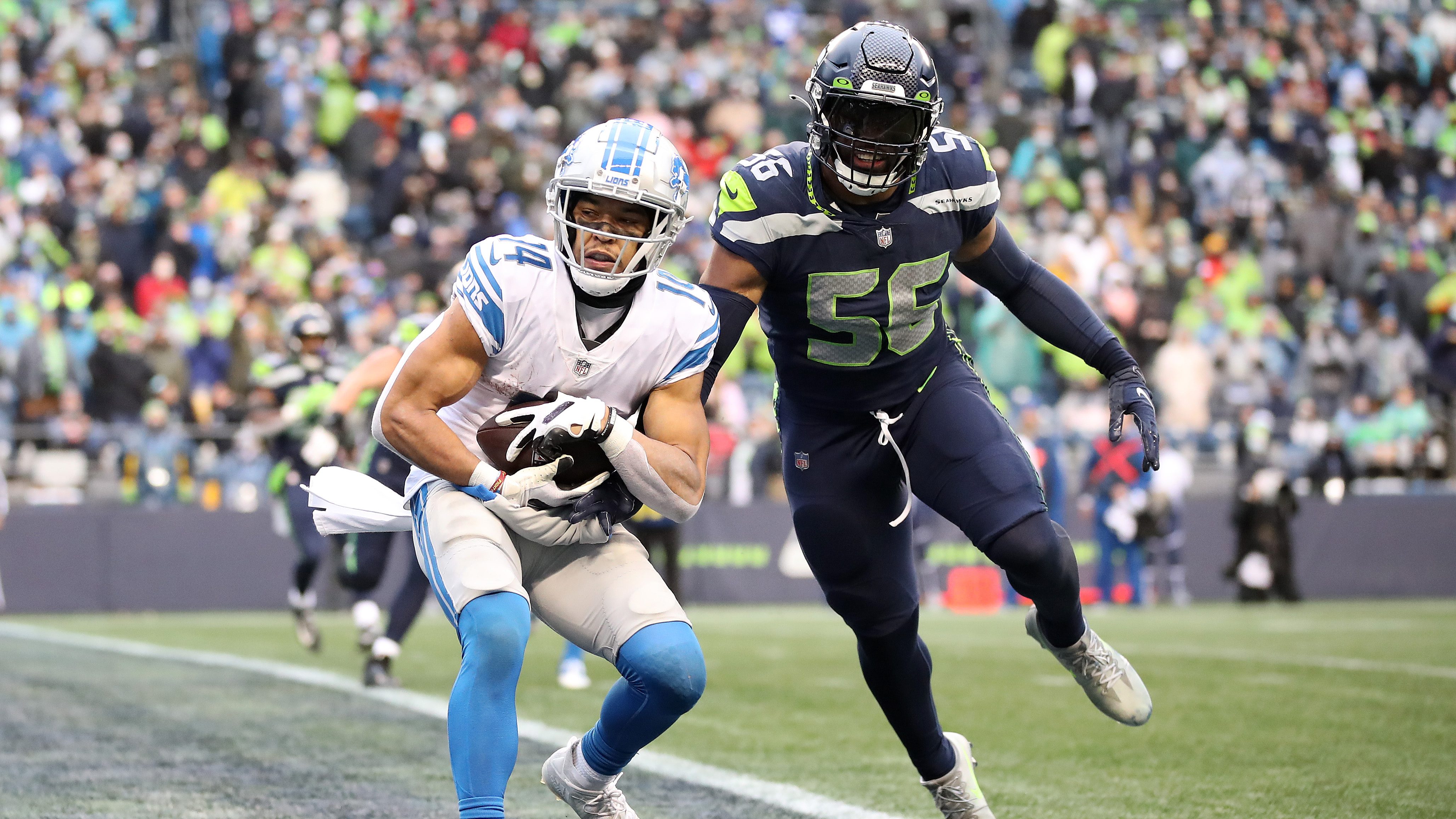 Amon-Ra St. Brown's Best Plays From 2-TD Game vs. Seahawks