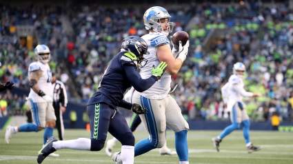 Lions Lineman Shares Hilarious Reaction to Dropped Touchdown Pass
