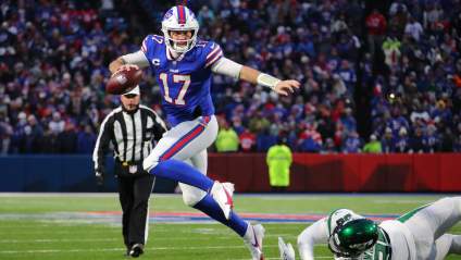 Video of Bills QB Josh Allen’s Victory Lap Around Stadium Goes Viral