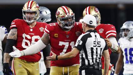 49ers’ Trent Williams Goes Viral for Hilarious Photo With Cowboys Fans [LOOK]
