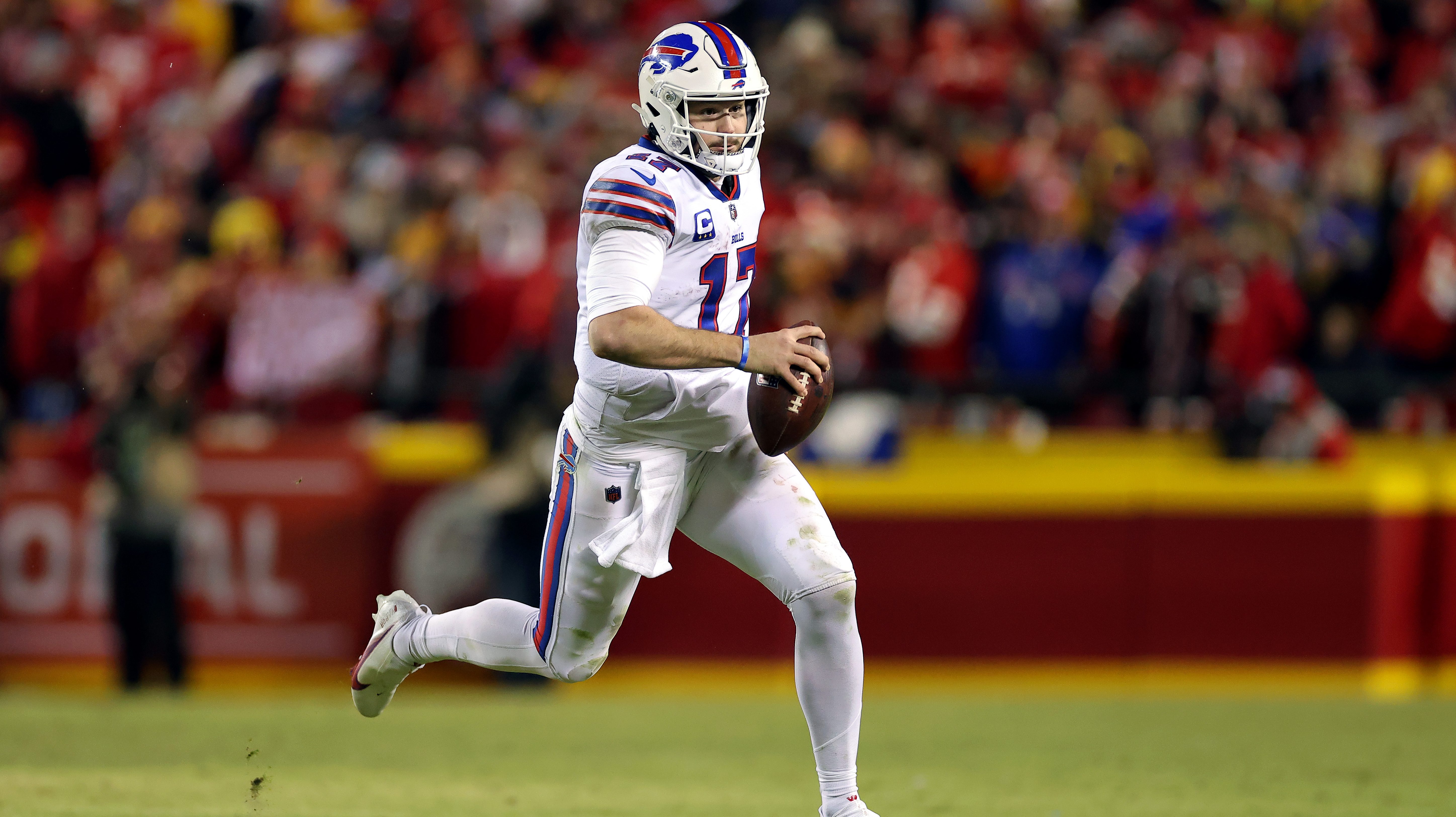 Photo of QB Josh Allen's Face Amid Playoff Loss Goes Viral