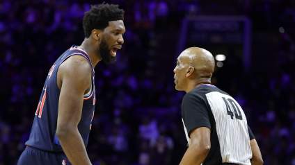 Sixers’ Joel Embiid Throws Money at Pelicans Player After Technical
