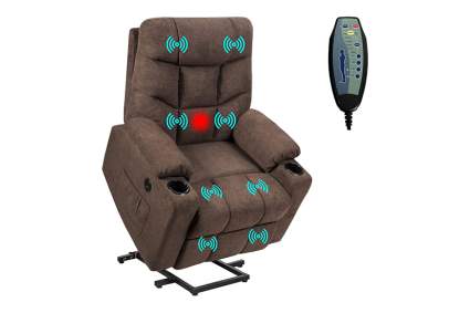 massaging power lift recliner