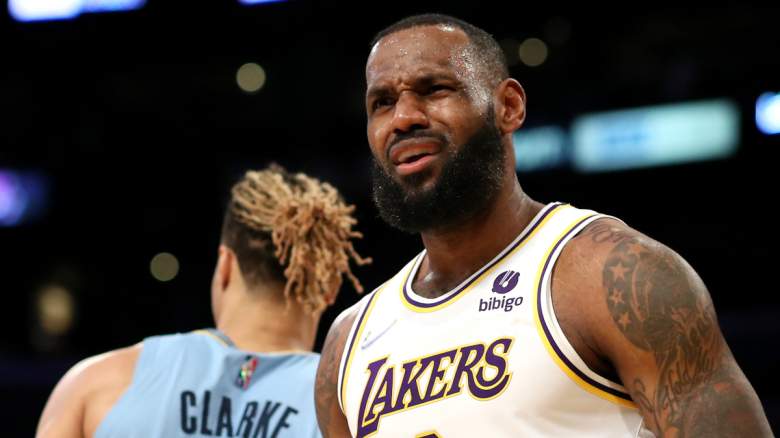 LeBron James Lakers-Grizz