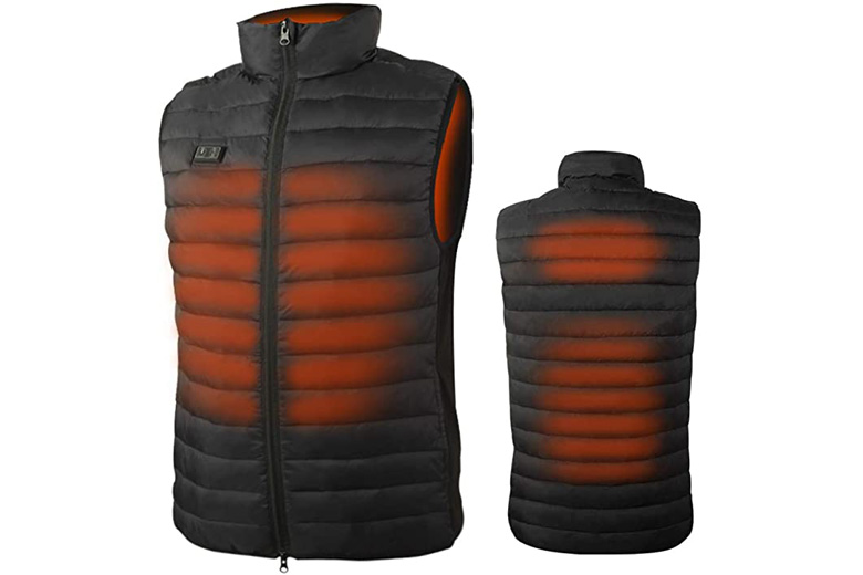 for Outdoor Applications Lightweight USB Electric Heated Jacket with 3 Heating Levels TOROFO Unisex Heated Vest 11 Heating Zones Gray, M Heated Clothing for Men Women