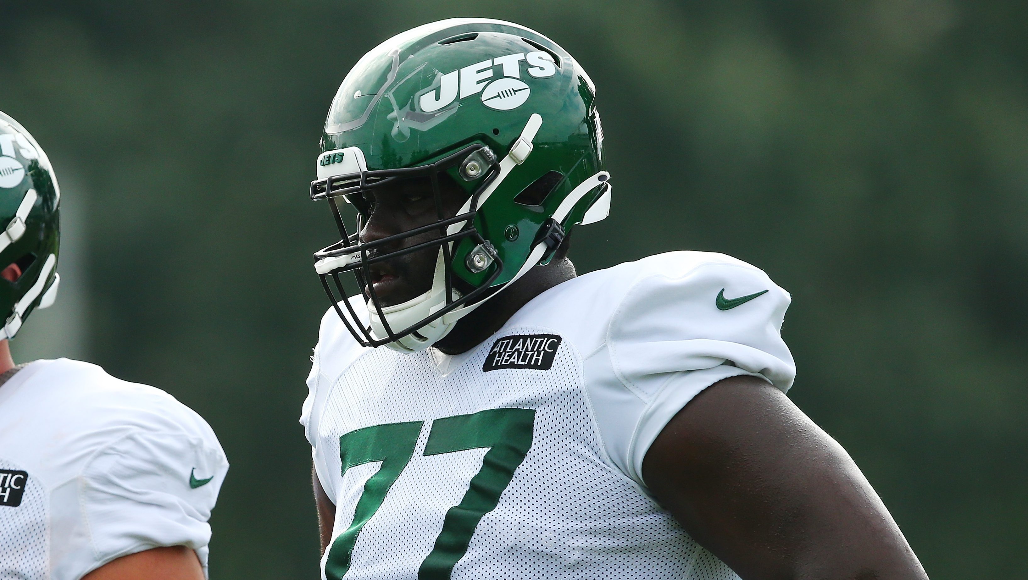 Mekhi Becton plays off criticism before third year with New York Jets