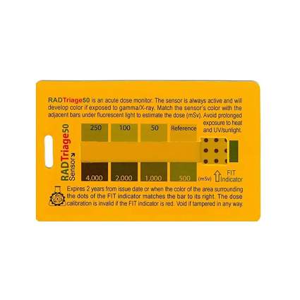 RADTriage Model50 Personal Radiation Detector for Wallet or Pocket