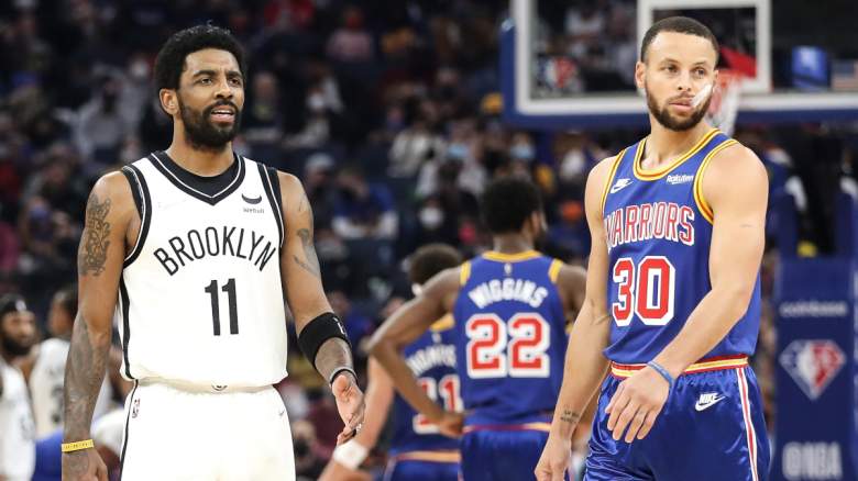 Stephen Curry Kyrie Irving Warriors-Nets