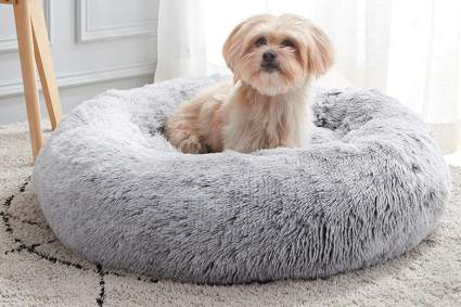 western home calming dog bed