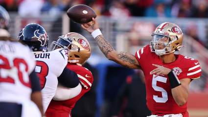49ers Rookie Trey Lance Lauded by Texans After Second Career Start