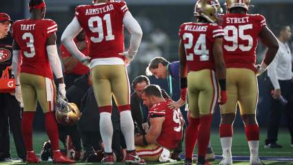 49ers Star Nick Bosa Injured by Teammate, Playoff Status in Jeopardy