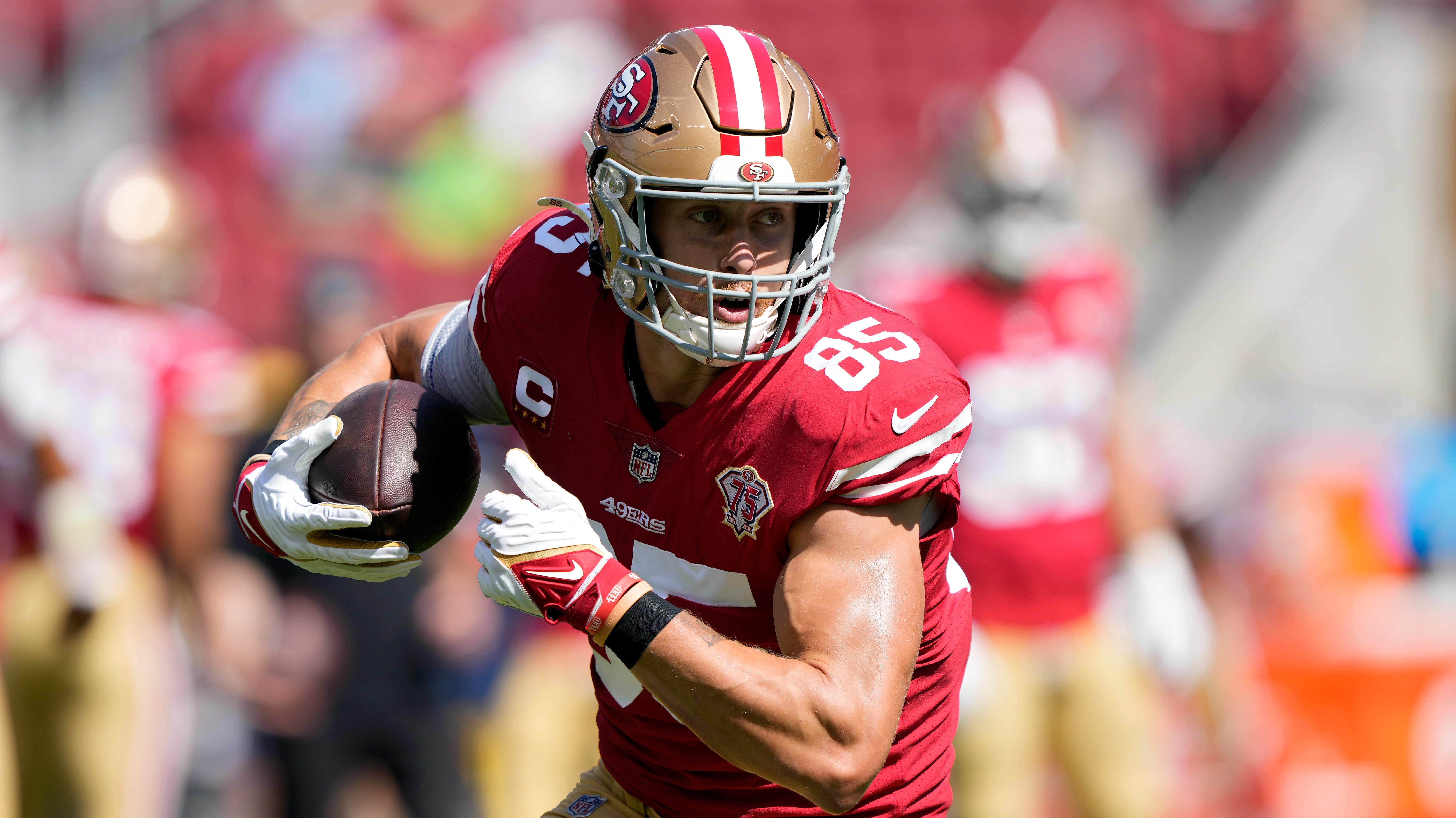 49ers' George Kittle has no plans to change his style of play