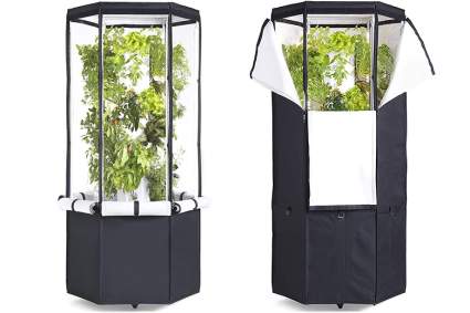 Vertical biodome hydroponics garden