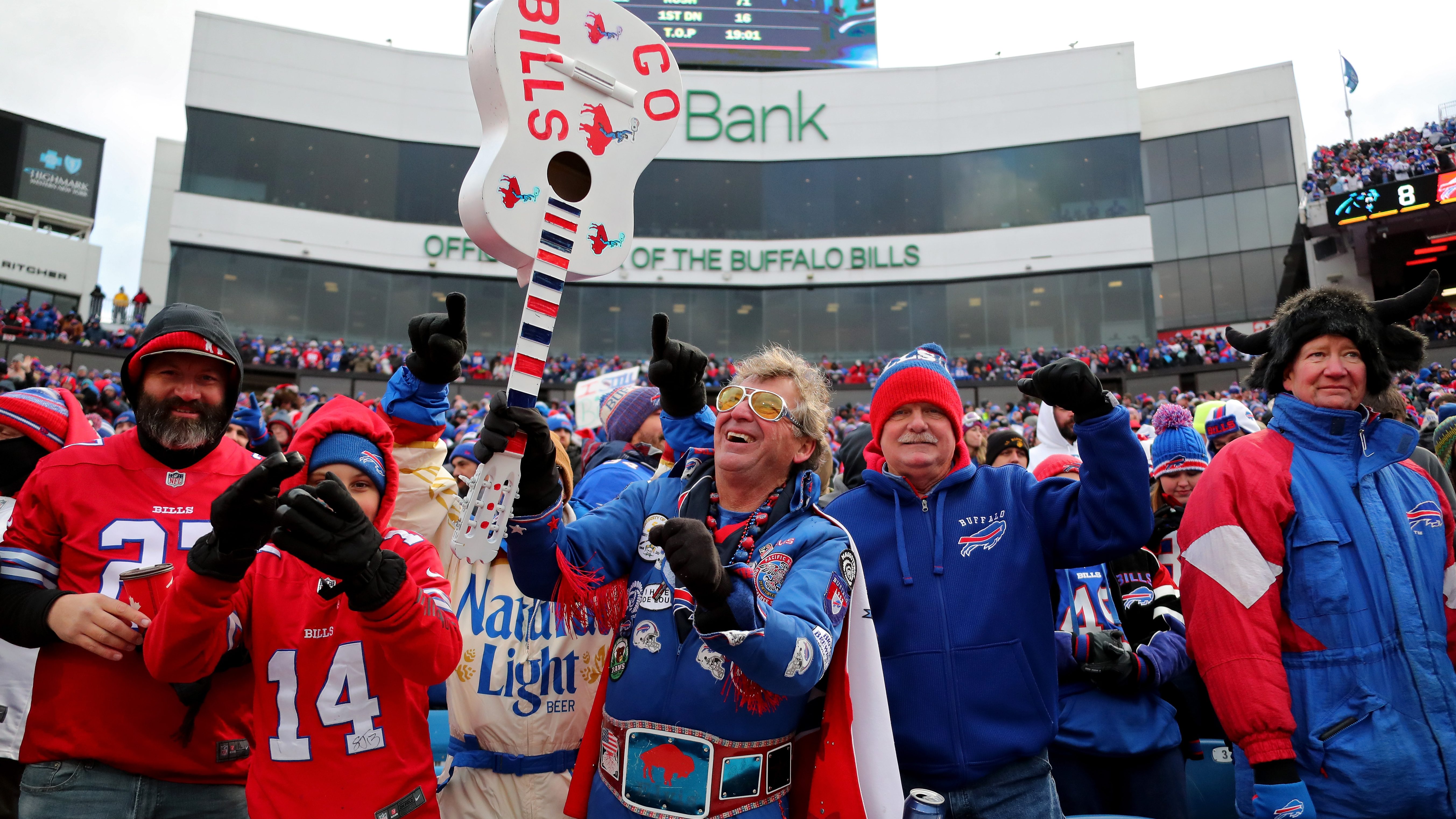 Ryan Fitzpatrick Tailgates With Bills Fans in Orchard Park