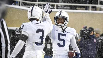 Two Round Mock Sends Explosive Big Ten Wideout, Defender to Lions