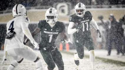 Michigan State Stud Gets Dan Campbell’s Love for Senior Bowl Work