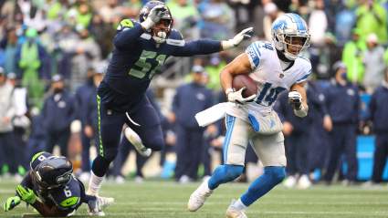 Amon-Ra St. Brown Beats Key Rookie Wideouts for PFF Recognition