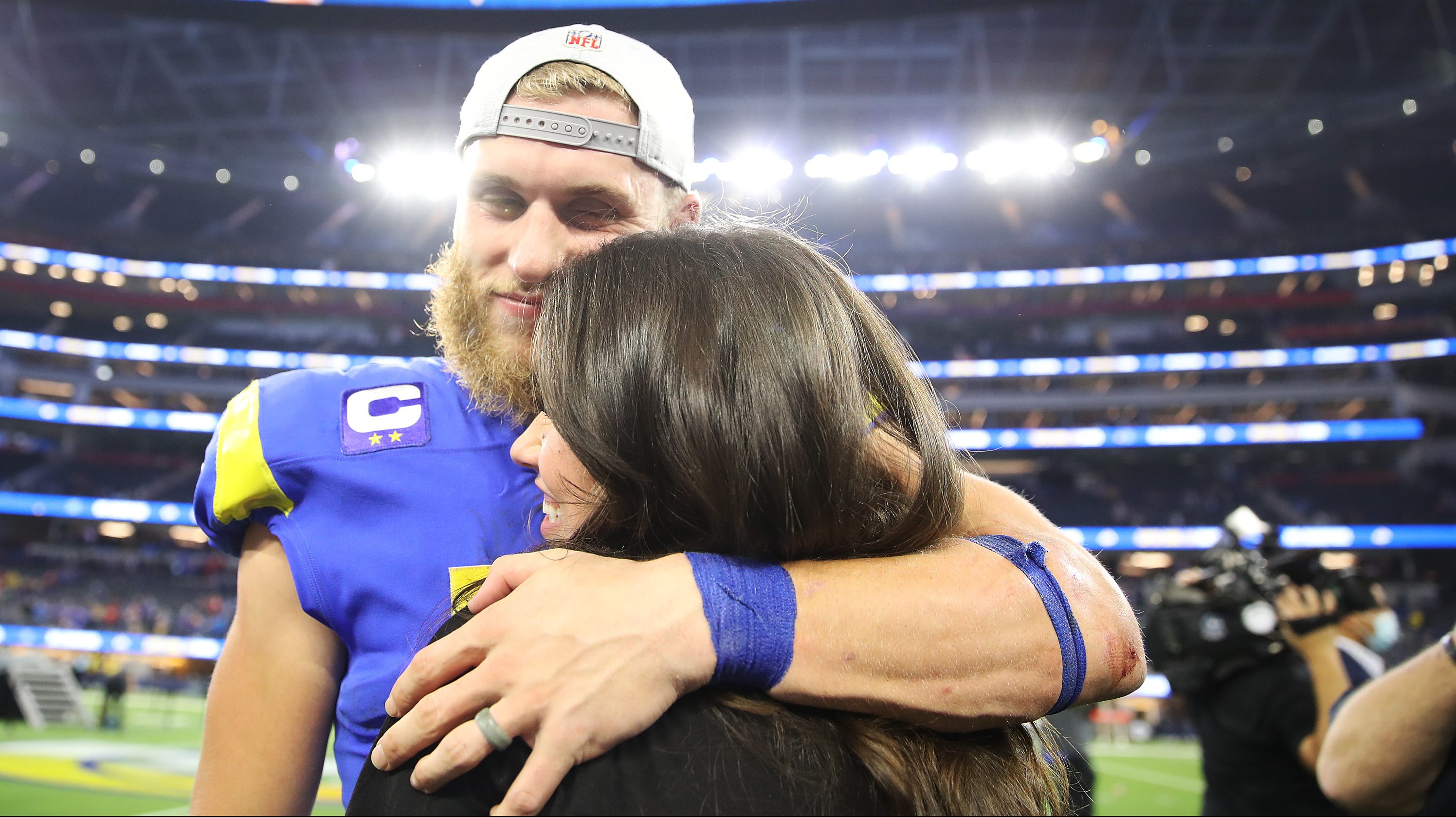 Video of Cooper Kupp & Wife Anna's Celebration Goes Viral