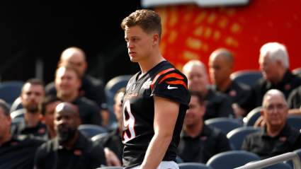 Joe Burrow Arrives at 2022 Super Bowl Donning Tiger-Striped Suit [LOOK]