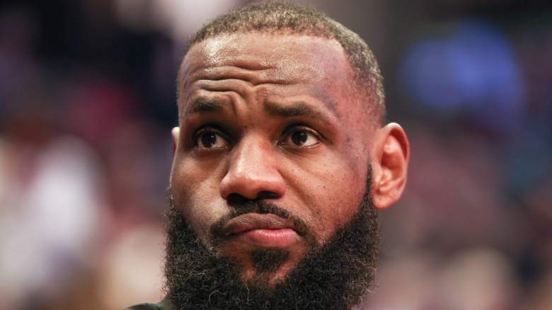 Lakers star LeBron James during the 2022 All-Star Game
