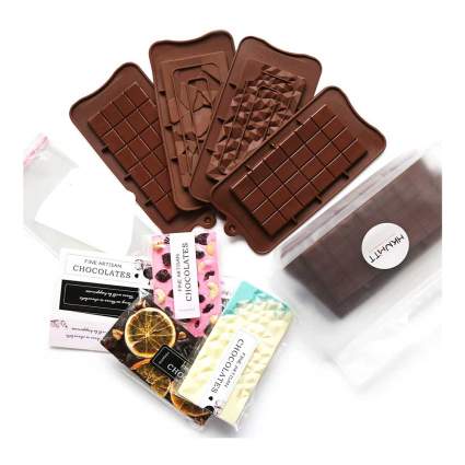 Chocolate molds and wrappers