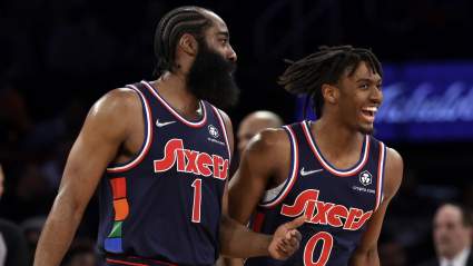 James Harden Trolls Sixers Rising Star in Wild Philly Debut
