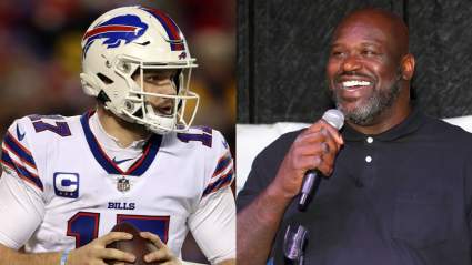 Shaq Extends Super Bowl Party Invite to Bills QB Josh Allen [EXCLUSIVE]