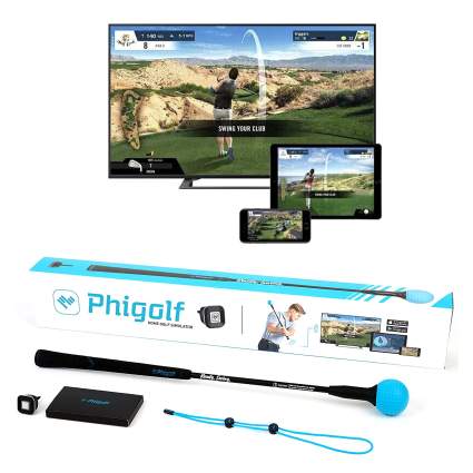 Phigolf Smart Golf Game Simulator with Swing Stick
