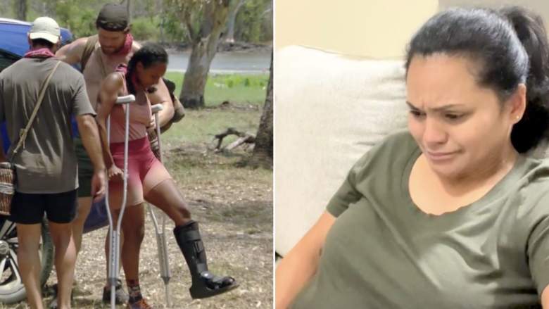 Sandra Diaz Twine reacts to Nina Twine medical evacuation