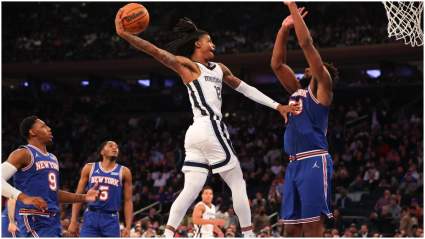 Ja Morant Issues Challenge to Rising Knicks Big Man