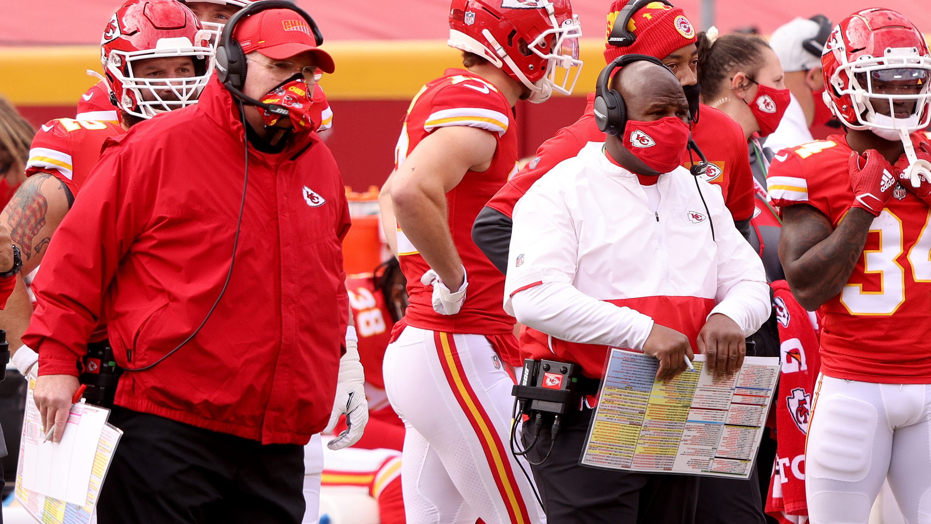 Chiefs' Andy Reid Clears The Air On Eric Bieniemy Rumors