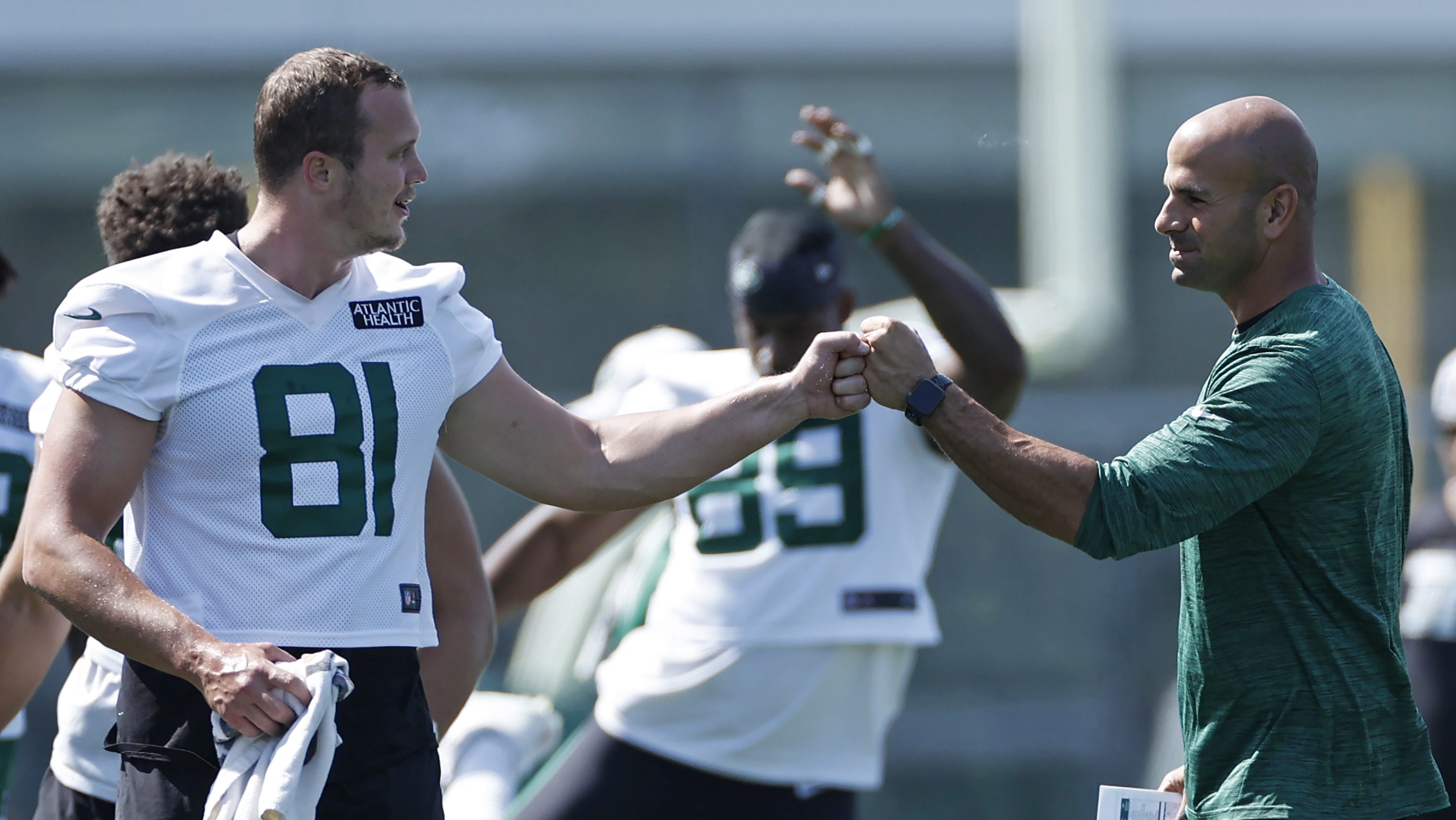 New York Jets tight end Jeremy Ruckert during the NFL Carolina News  Photo - Getty Images