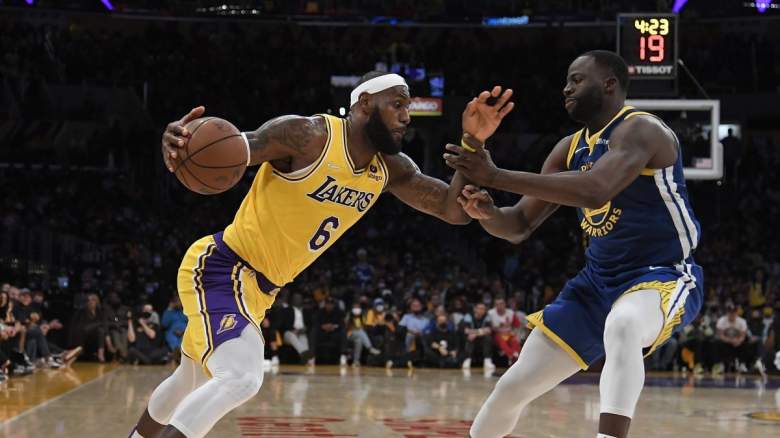 Lakers' LeBron James and Warriors' Draymond Green