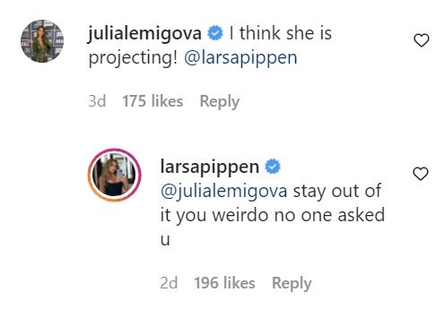 Larsa Pippen Julia Lemigova