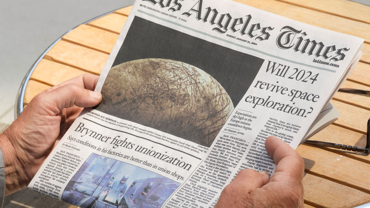 An LA Times from 2024