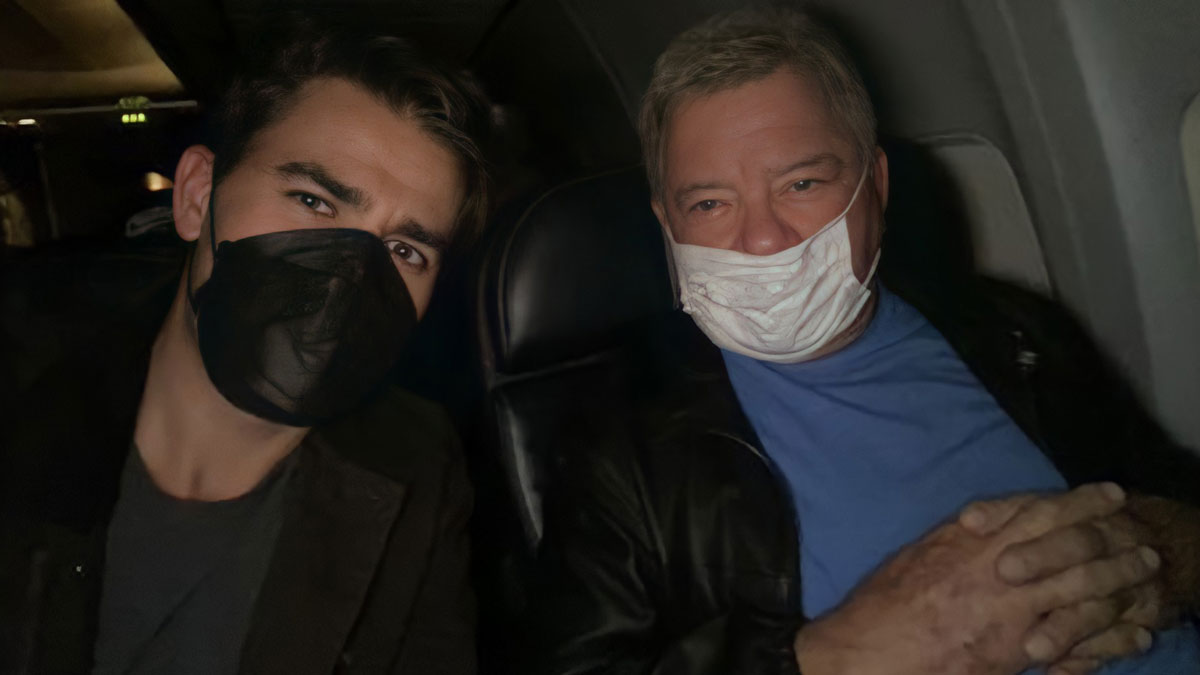 Paul Wesley and William Shatner