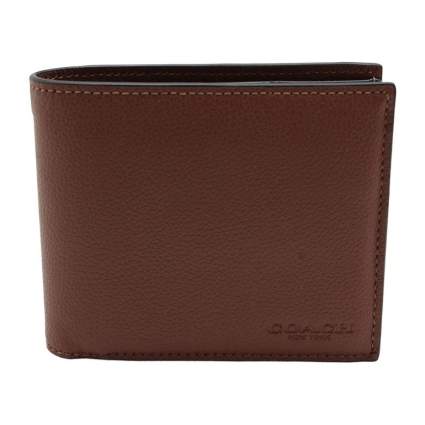 Coach Compact ID Wallet in Sport Calf Leather