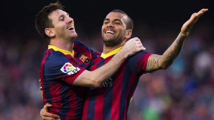 Dani Alves Sends Message to Lionel Messi After Title Win