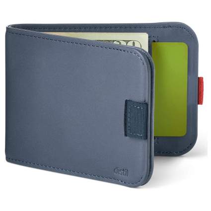 slate grey bifold wallet