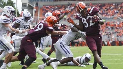 Lions’ Big Tight End Pick Didn’t Take Draft Weekend off From Workout