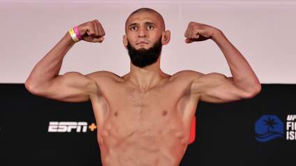 UFC World Reacts to Khamzat Chimaev’s Epic Battle With Gilbert Burns