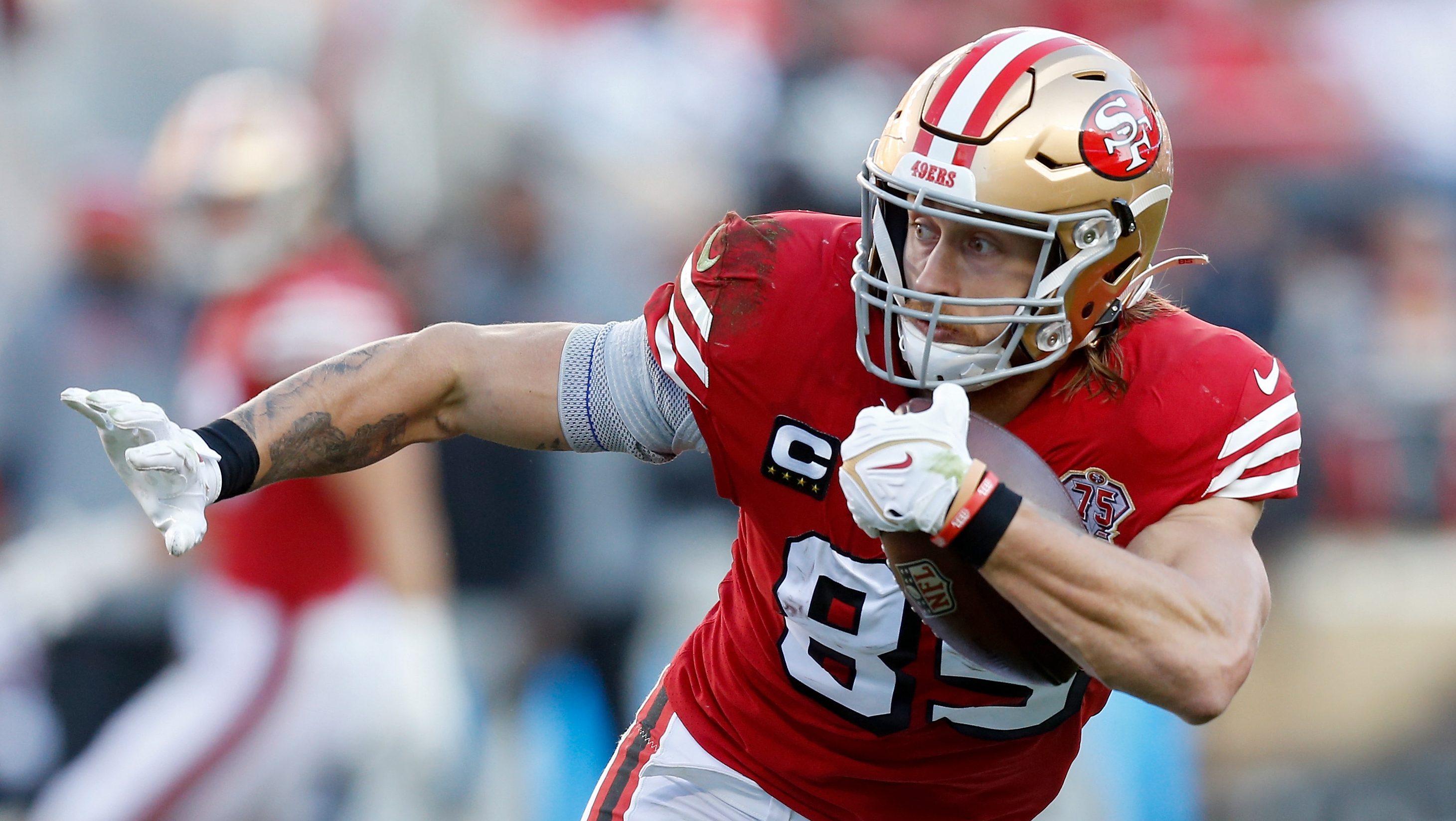 49ers George Kittle has fun with fantasy-football requests