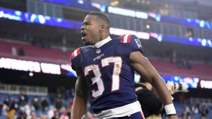 Patriots Running Back Damien Harris in a League of His Own