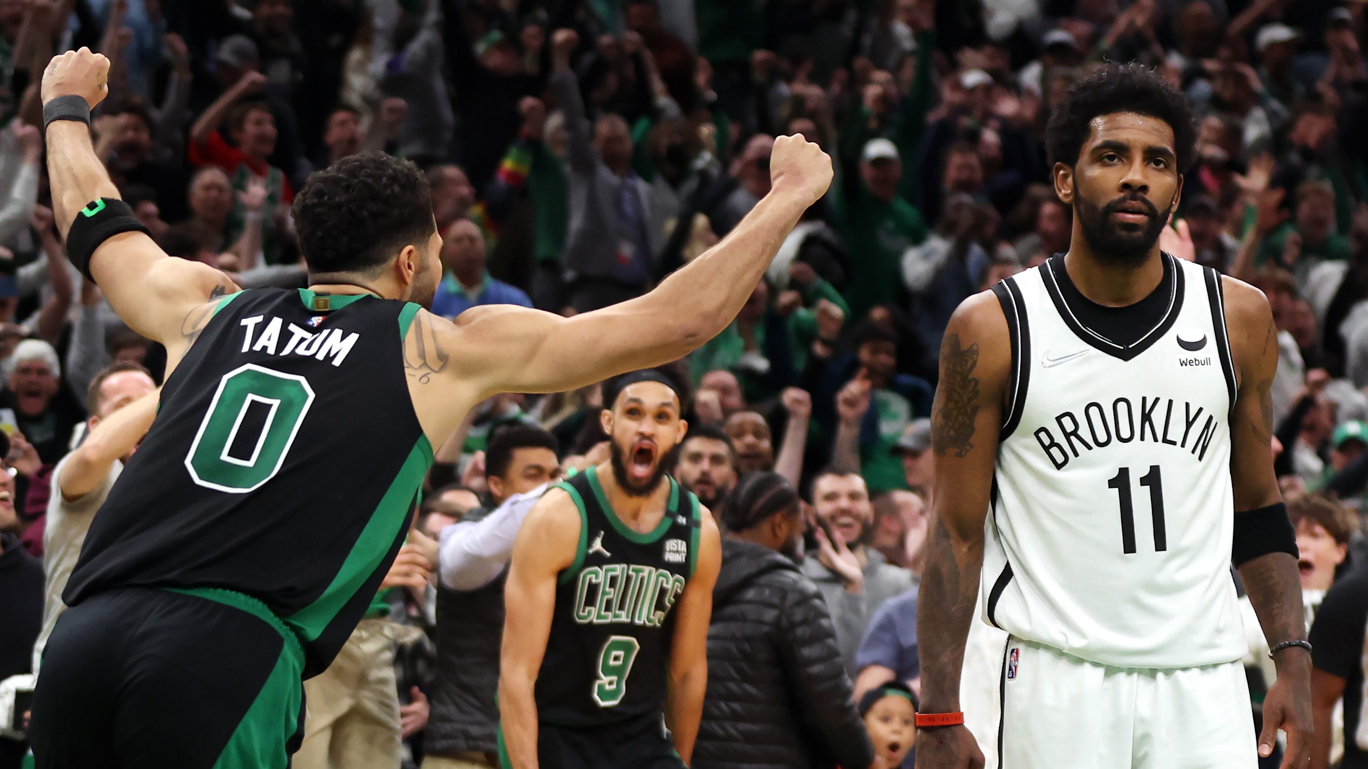 Kyrie Irving return: Water bottle thrown at Nets star after Game 4 win over  Celtics at TD Garden 