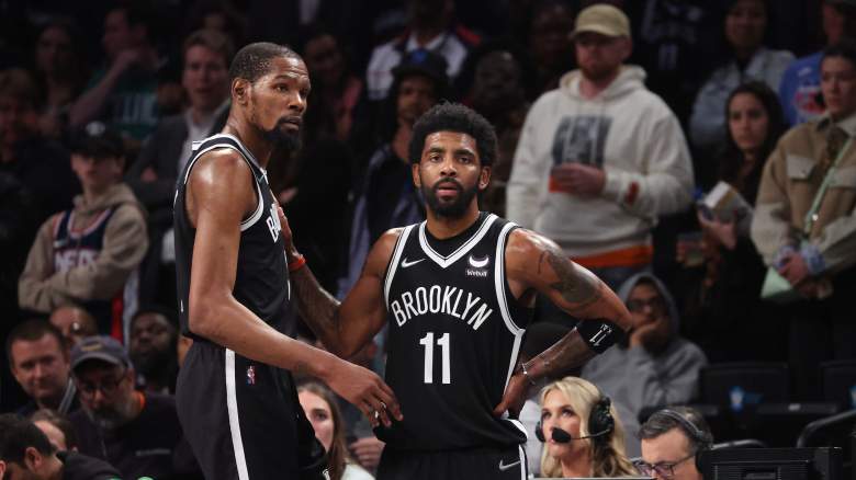 Nets stars Kevin Durant and Kyrie Irving