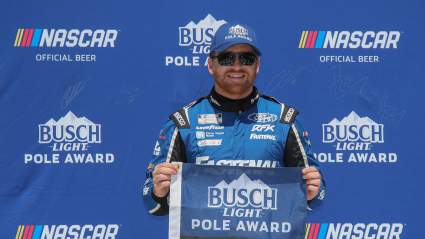 Chris Buescher Celebrates Career Day at Dover